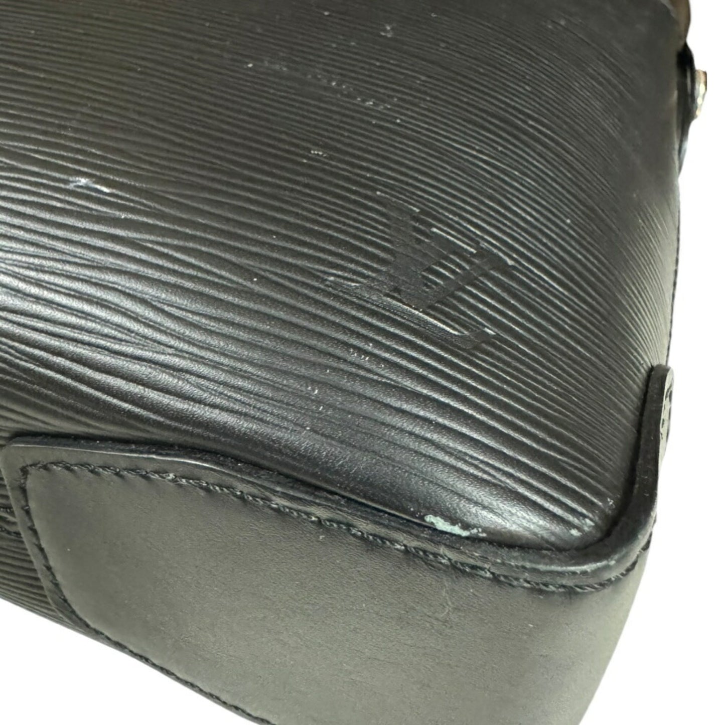 Louis Vuitton Black Epi Leather Shoulder Bag
