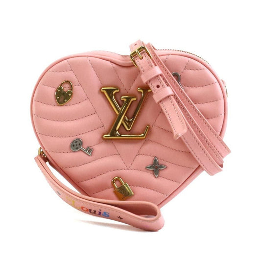 Louis Vuitton Pink Leather Shoulder Bag ()