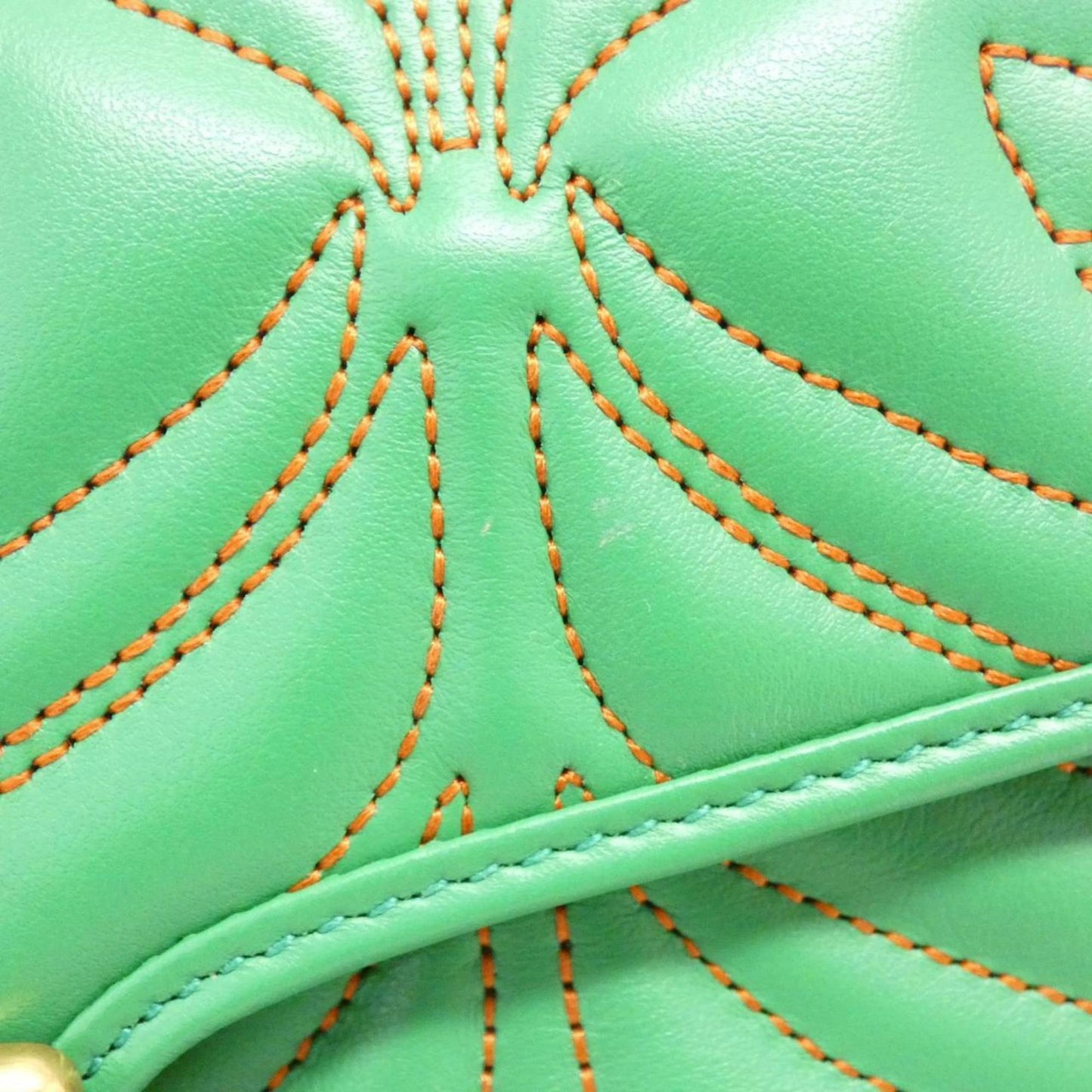 Gucci Gg Marmont Green Quilting Shoulder Bag