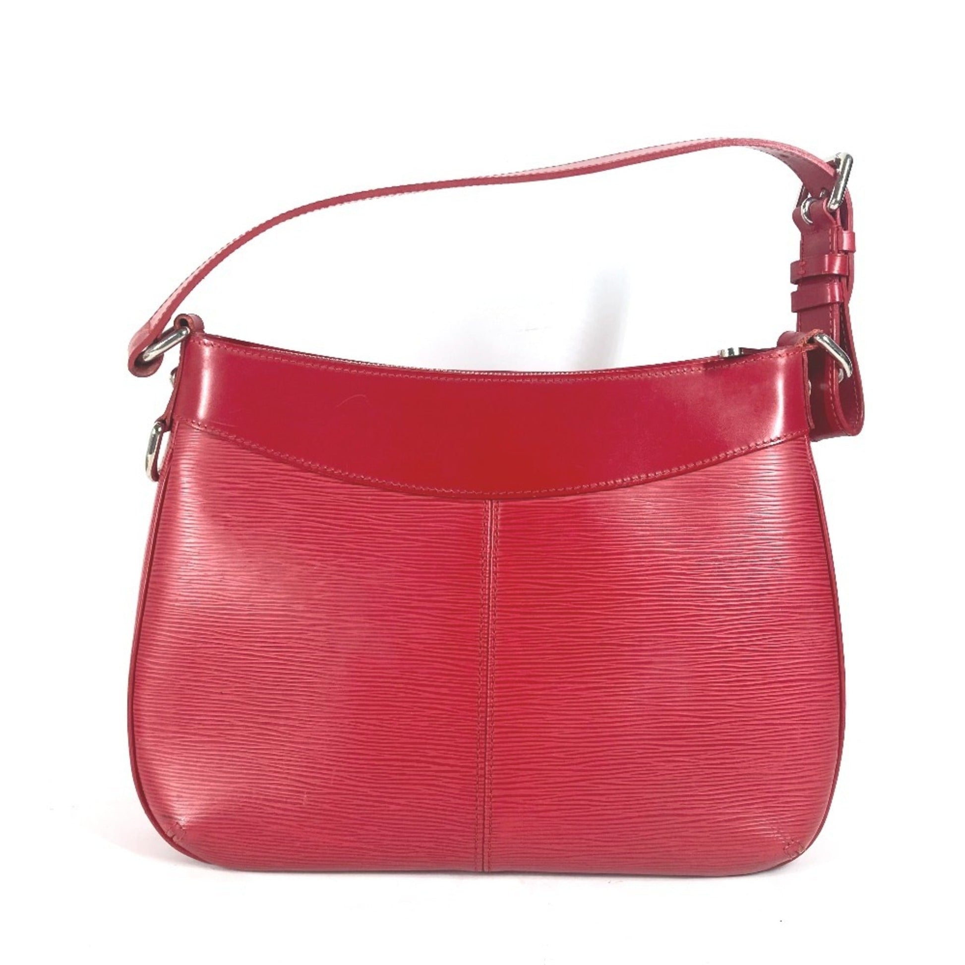 Louis Vuitton Castilian Red Red Color Epi Leather Shoulder Bag ()