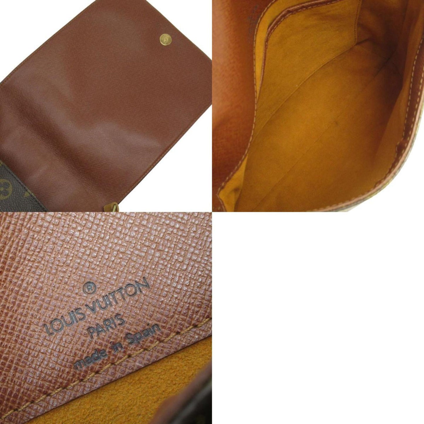 Louis Vuitton Brown Monogram Canvas Shoulder Bag