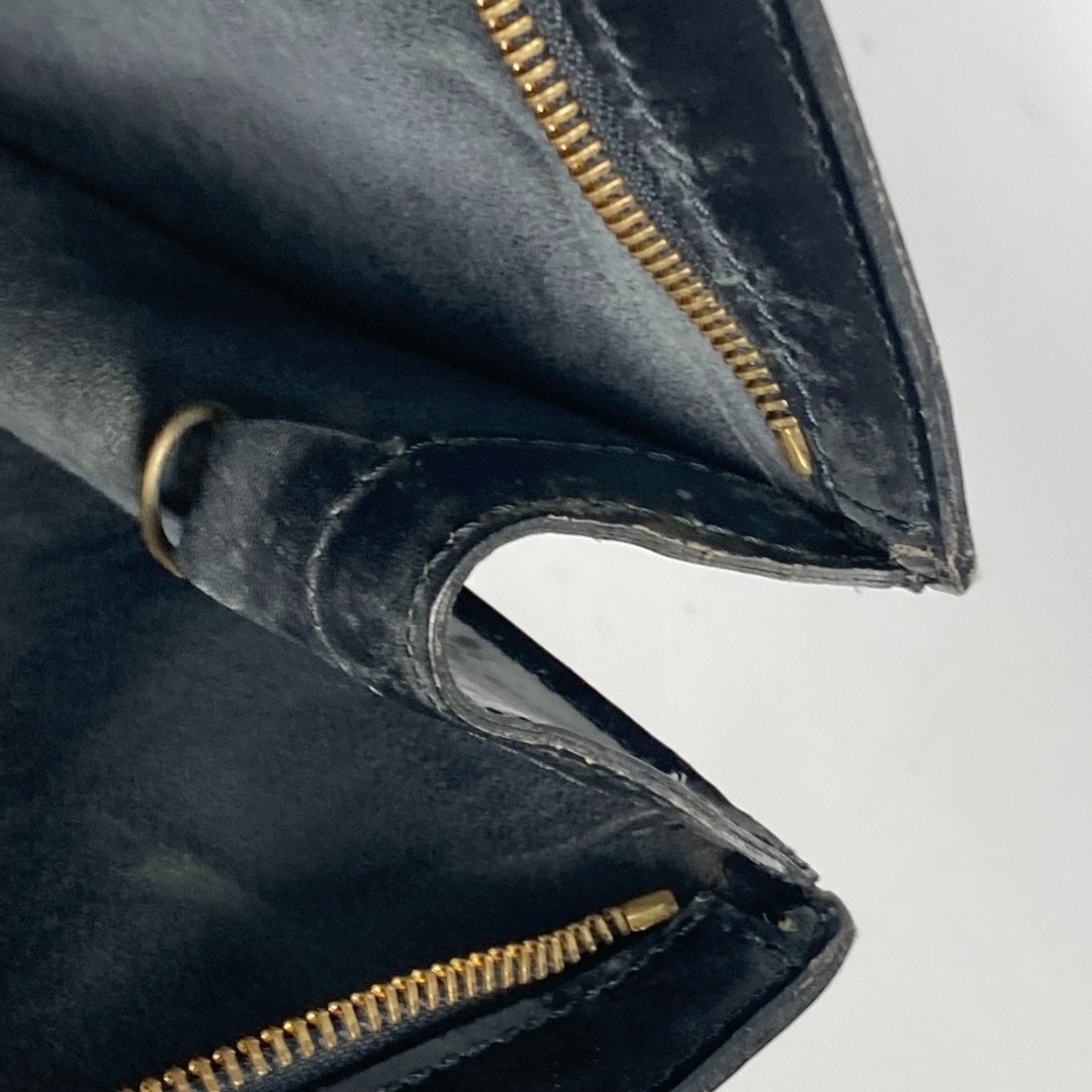 Louis Vuitton Black Epi Leather Shoulder Bag Tote Bag