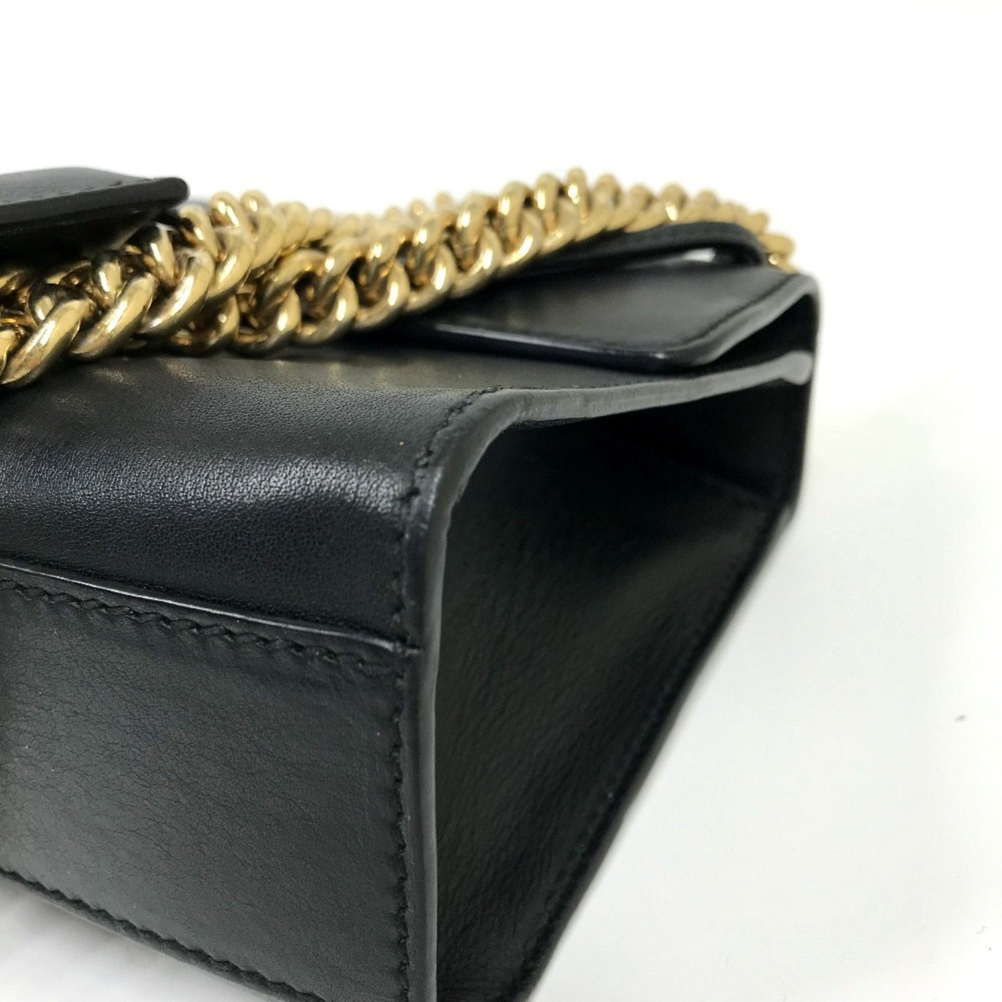 Gucci Black Leather Shoulder Bag