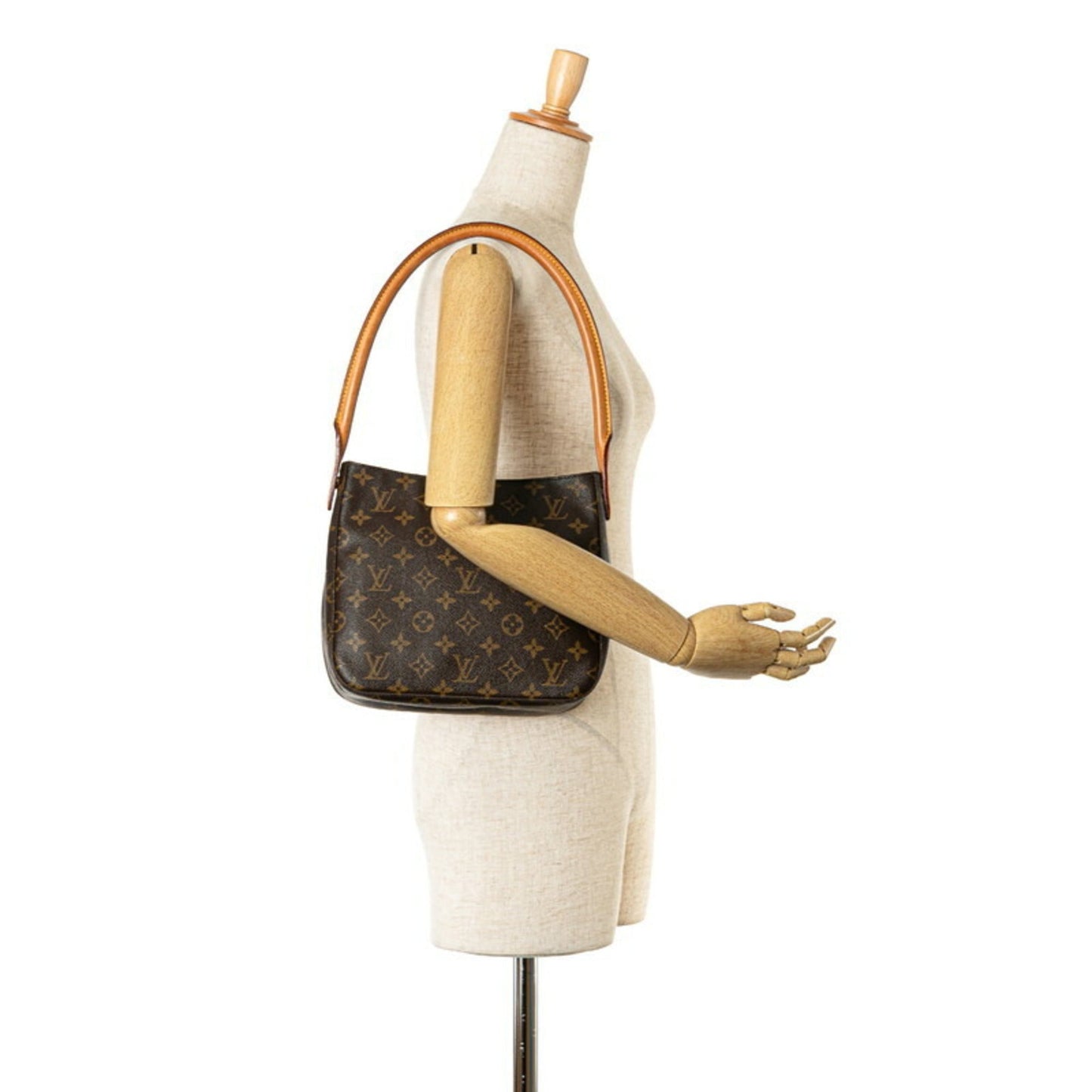 Louis Vuitton Brown Pvc Leather Shoulder Bag