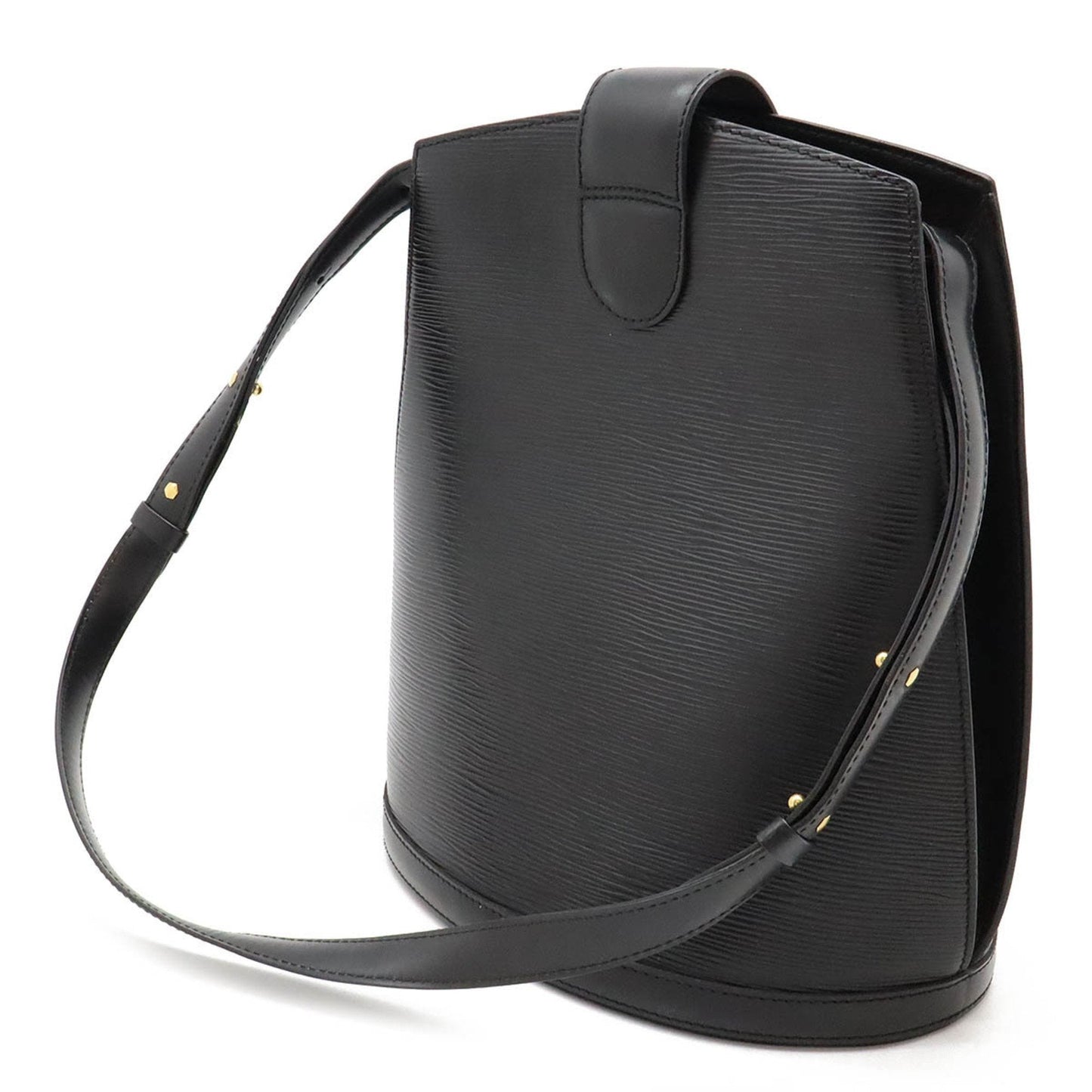 Louis Vuitton Black Noir Epi Leather Shoulder Bag