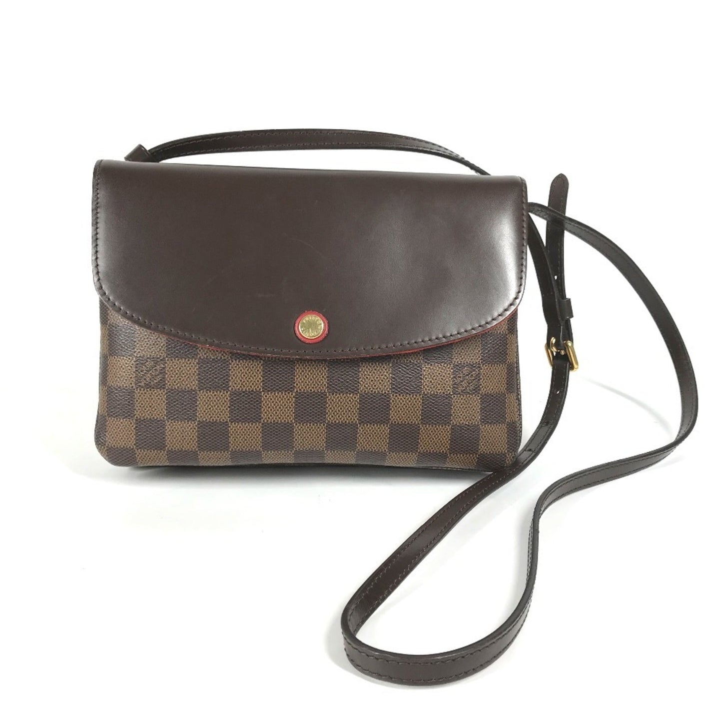 Louis Vuitton Brown Ebene Damier Canvas Pochette Shoulder Bag ()