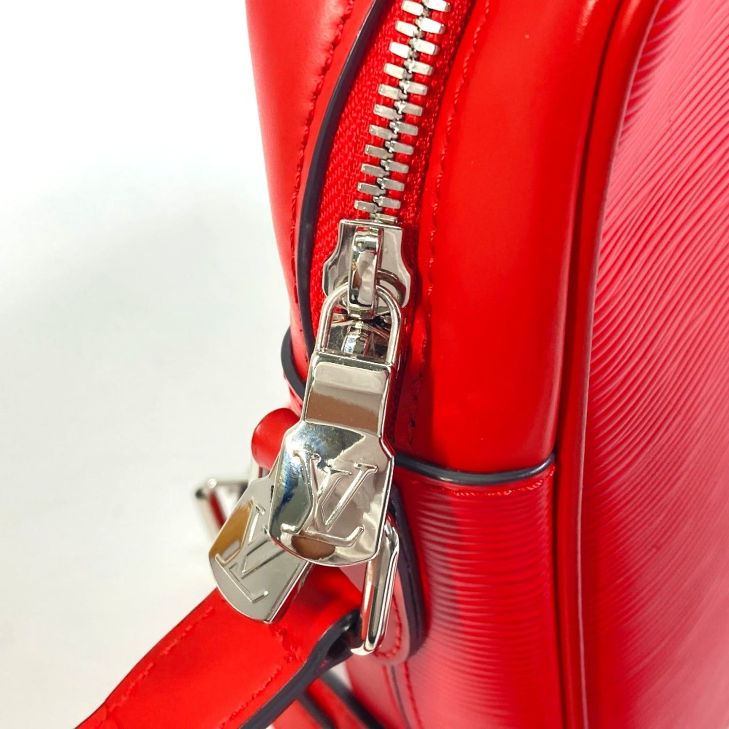 Louis Vuitton Red Leather Shoulder Bag