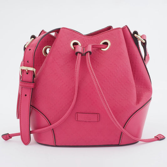 Gucci Pink Leather Shoulder Bag ()