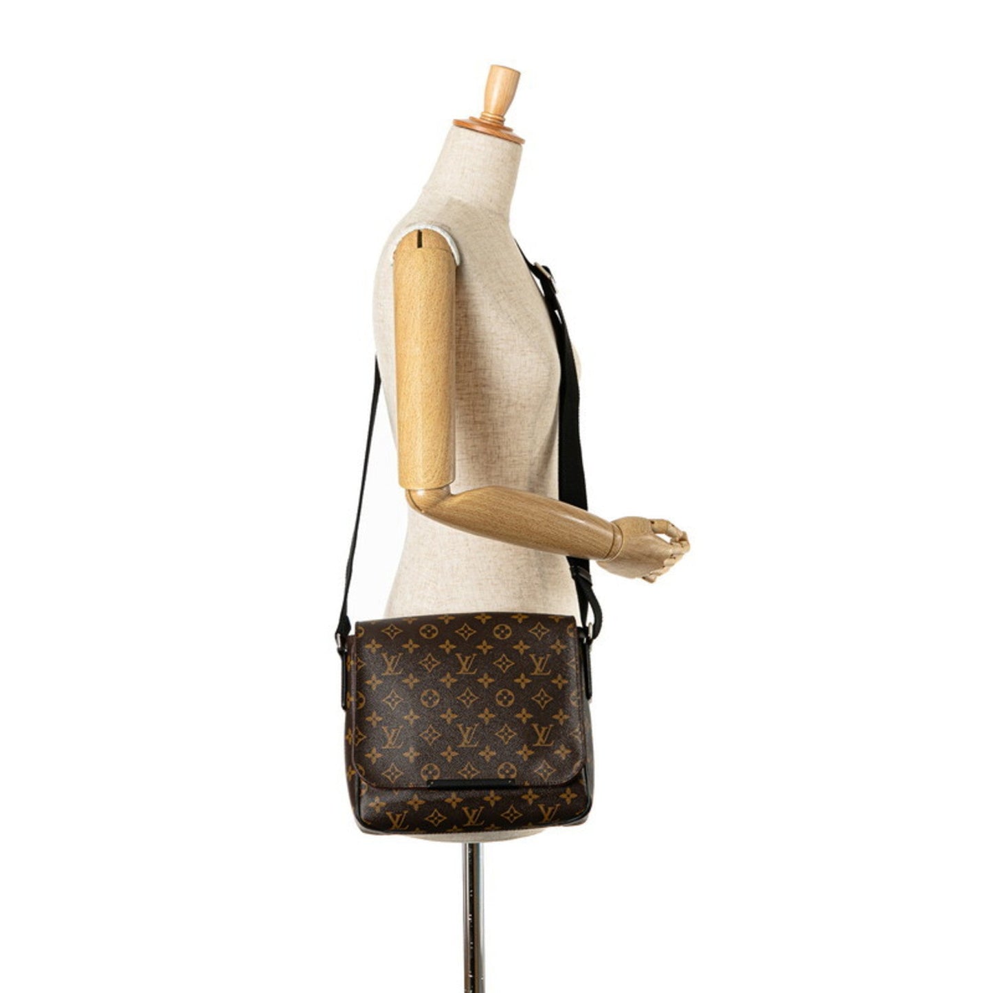 Louis Vuitton Brown Pvc Leather Shoulder Bag