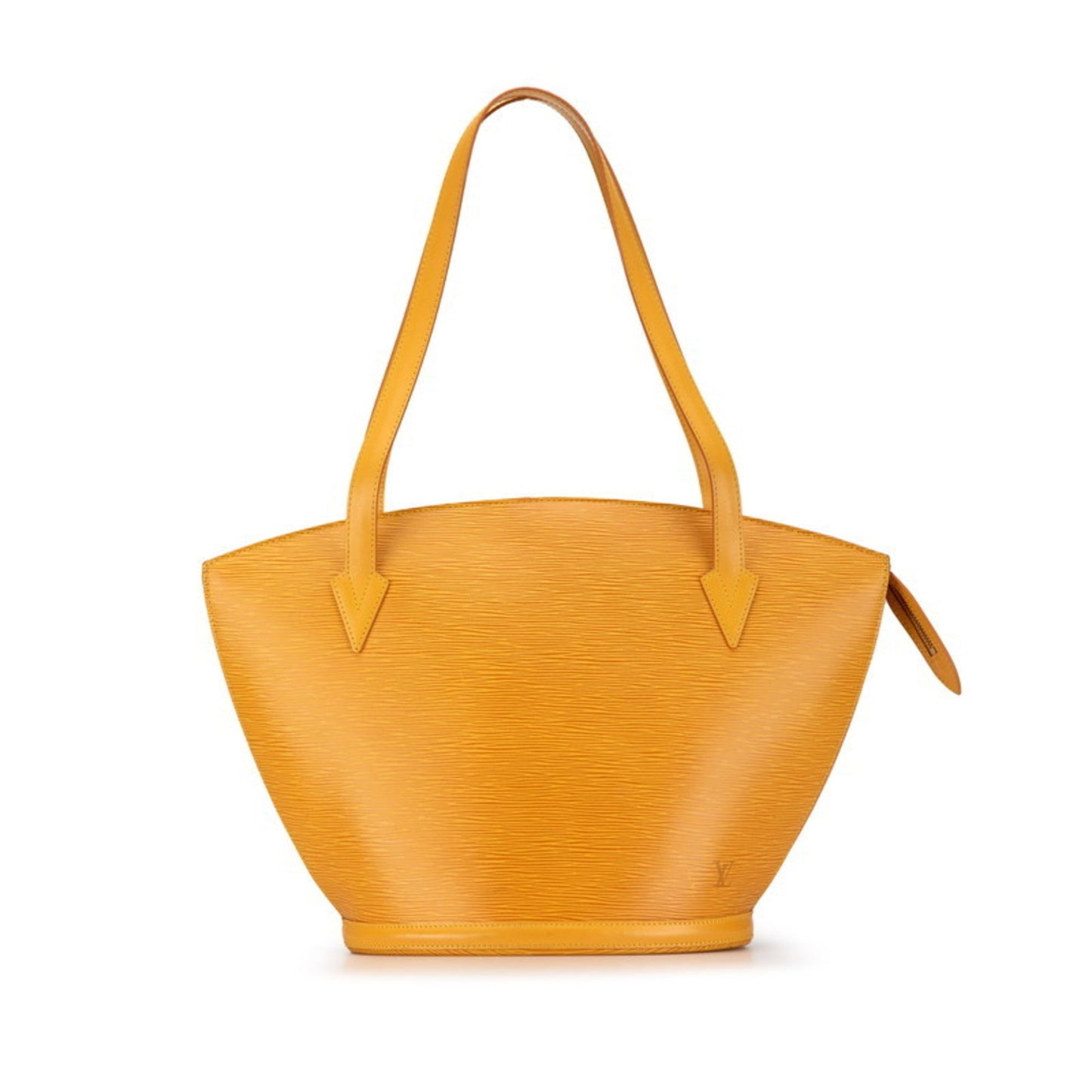 Louis Vuitton Yellow Leather Shoulder Bag Tote Bag ()