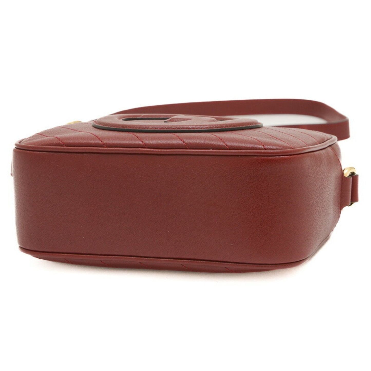 Gucci Wine Leather Shoulder Bag