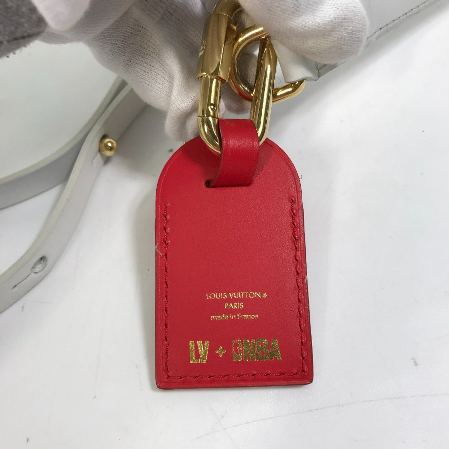 Louis Vuitton White Leather Shoulder Bag