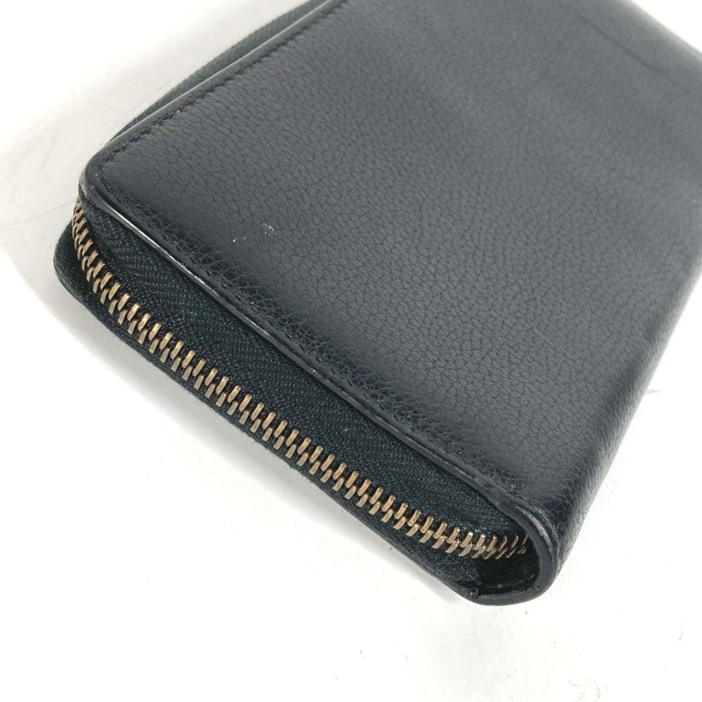 Gucci Black Leather Long Wallet (Bi-Fold)