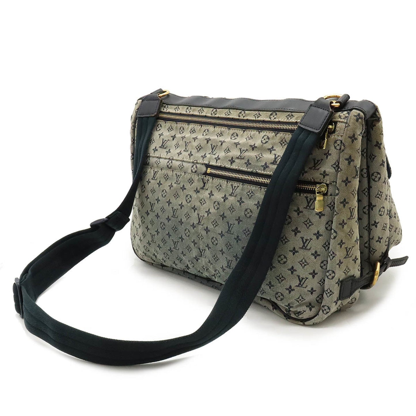 Louis Vuitton Blue Monogram Canvas Shoulder Bag