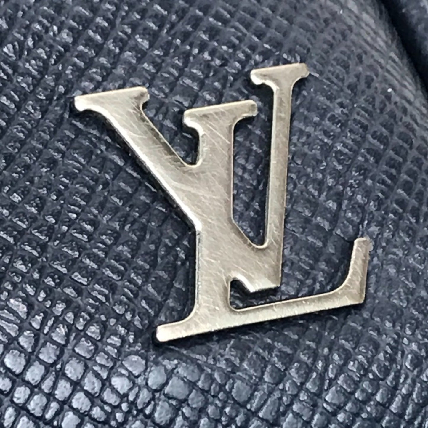 Louis Vuitton Navy Leather Shoulder Bag