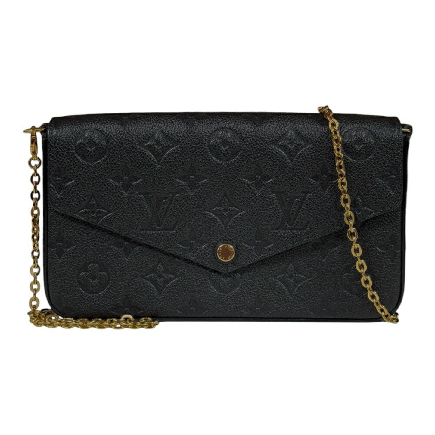 Louis Vuitton Black Monogram Empreinte Pochette Shoulder Bag ()