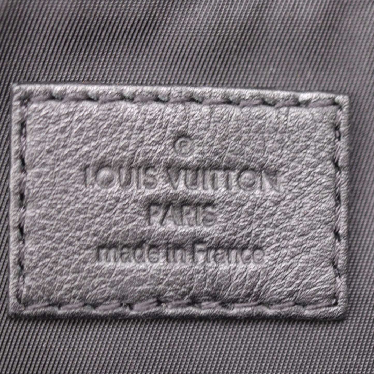 Louis Vuitton Black Brown Pvc Leather Backpack