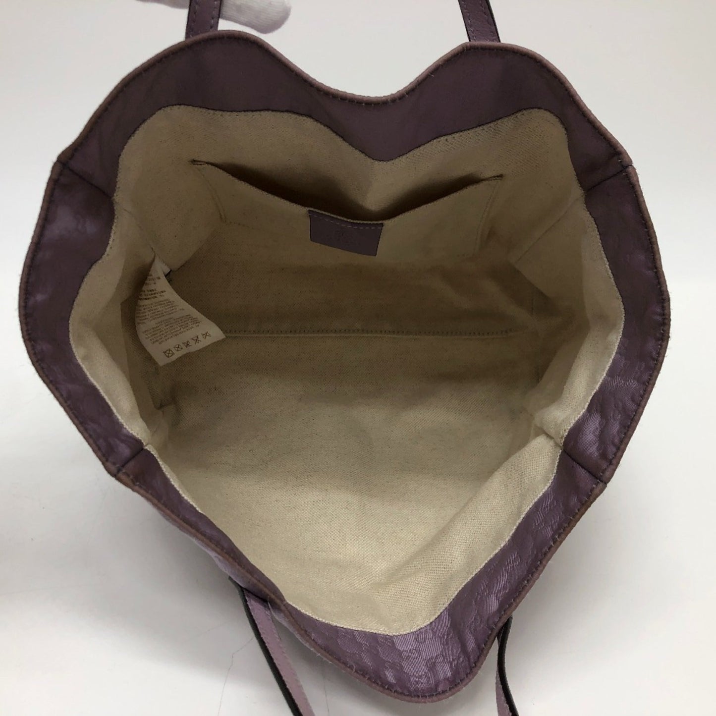 Gucci Purple Nylon Handbag