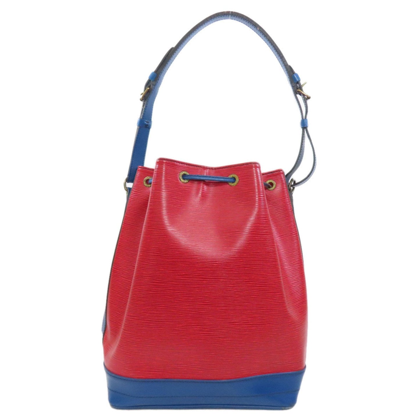 Louis Vuitton Castilian Red Toledo Blue Epi Leather Shoulder Bag