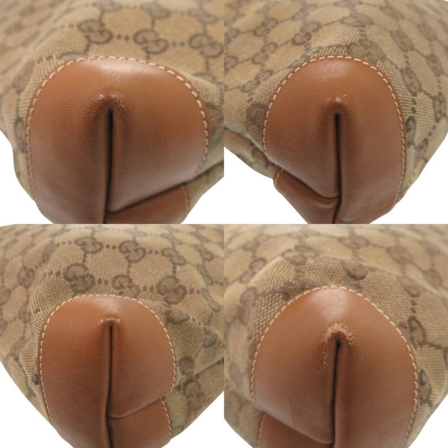 Gucci Beige Gg Canvas Tote Bag