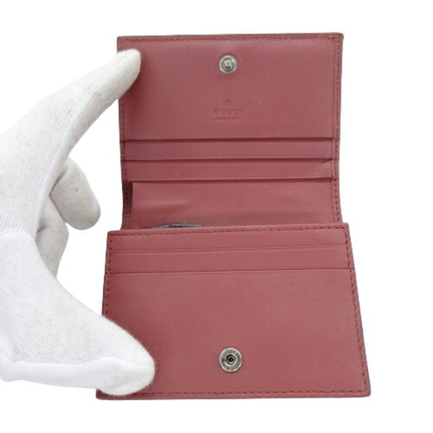 Gucci Gg Blooms Beige Pink Gg Supreme Wallet (Bi-Fold)
