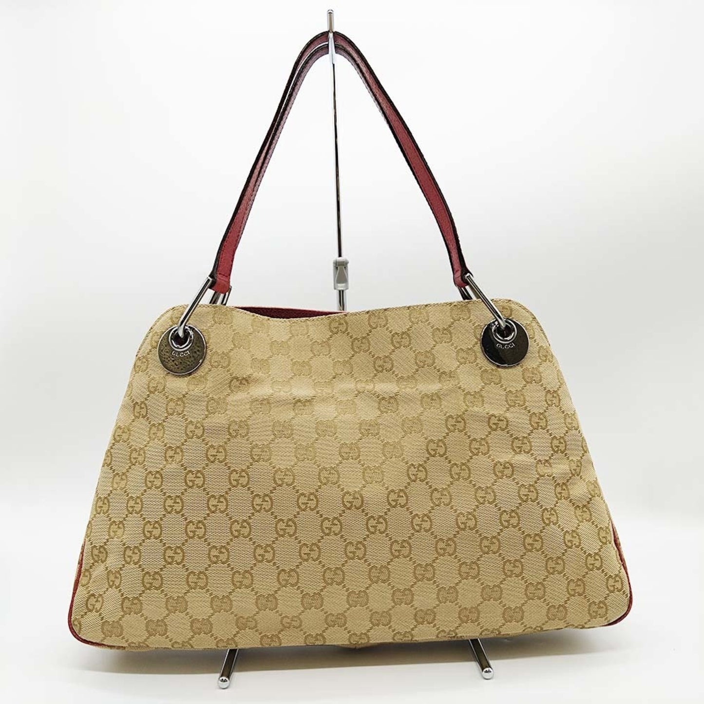 Gucci Brown Gg Canvas Shoulder Bag