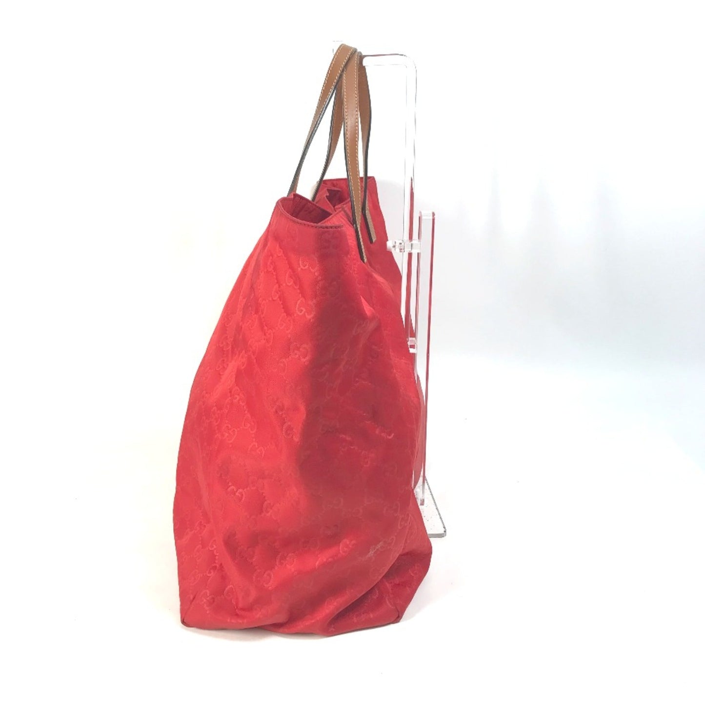 Gucci Red Cloth Tote Bag