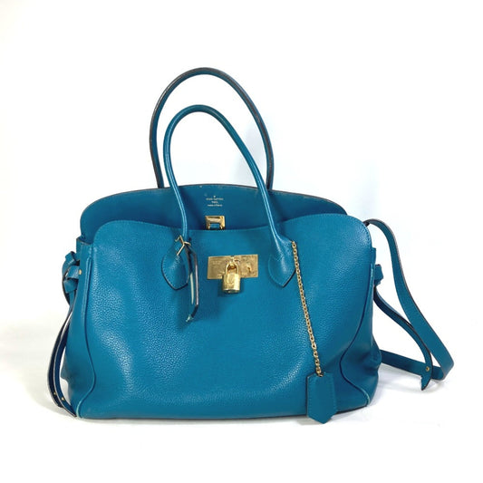 Louis Vuitton Blue Leather Shoulder Bag ()