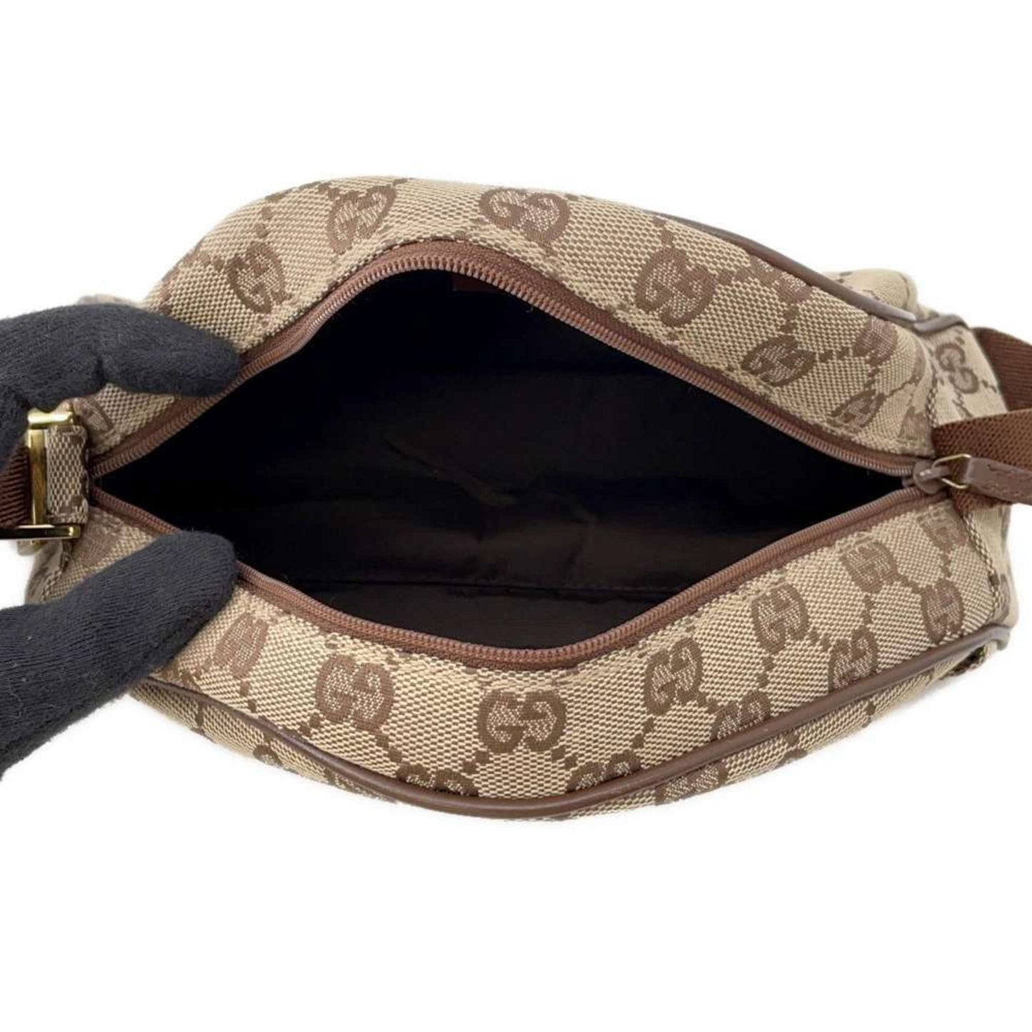 Gucci Gg Canvas Brown Gg Canvas Shoulder Bag