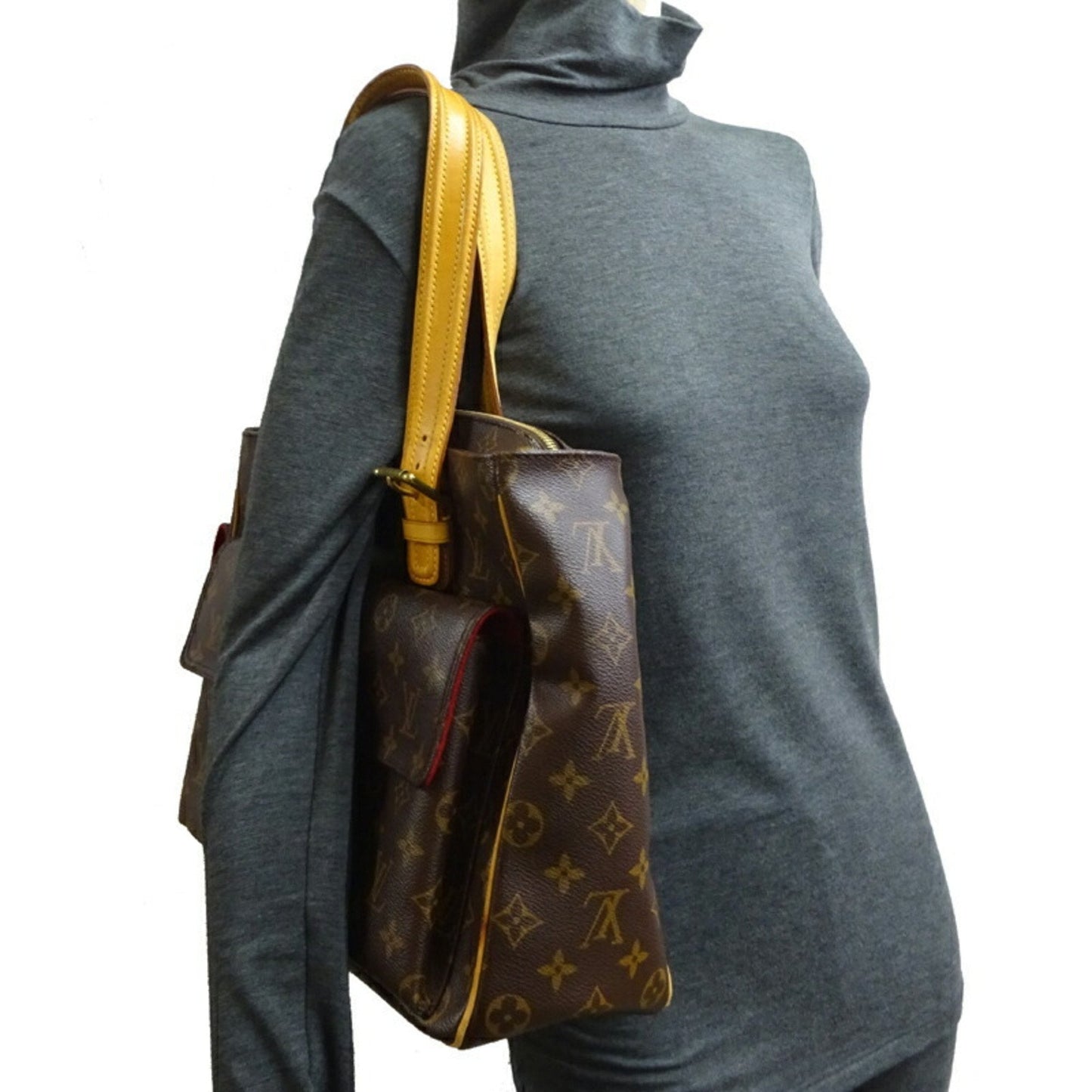 Louis Vuitton Brown Monogram Shoulder Bag