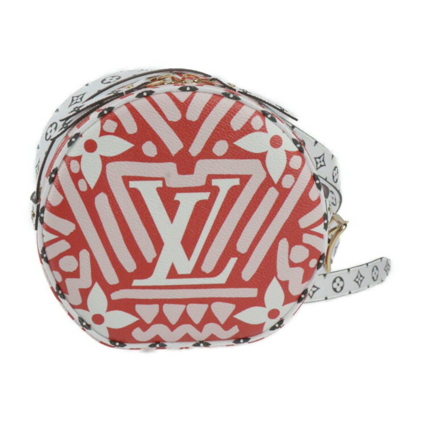 Louis Vuitton Black Multi-Color Pink Red Color White Pvc Handbag Shoulder Bag
