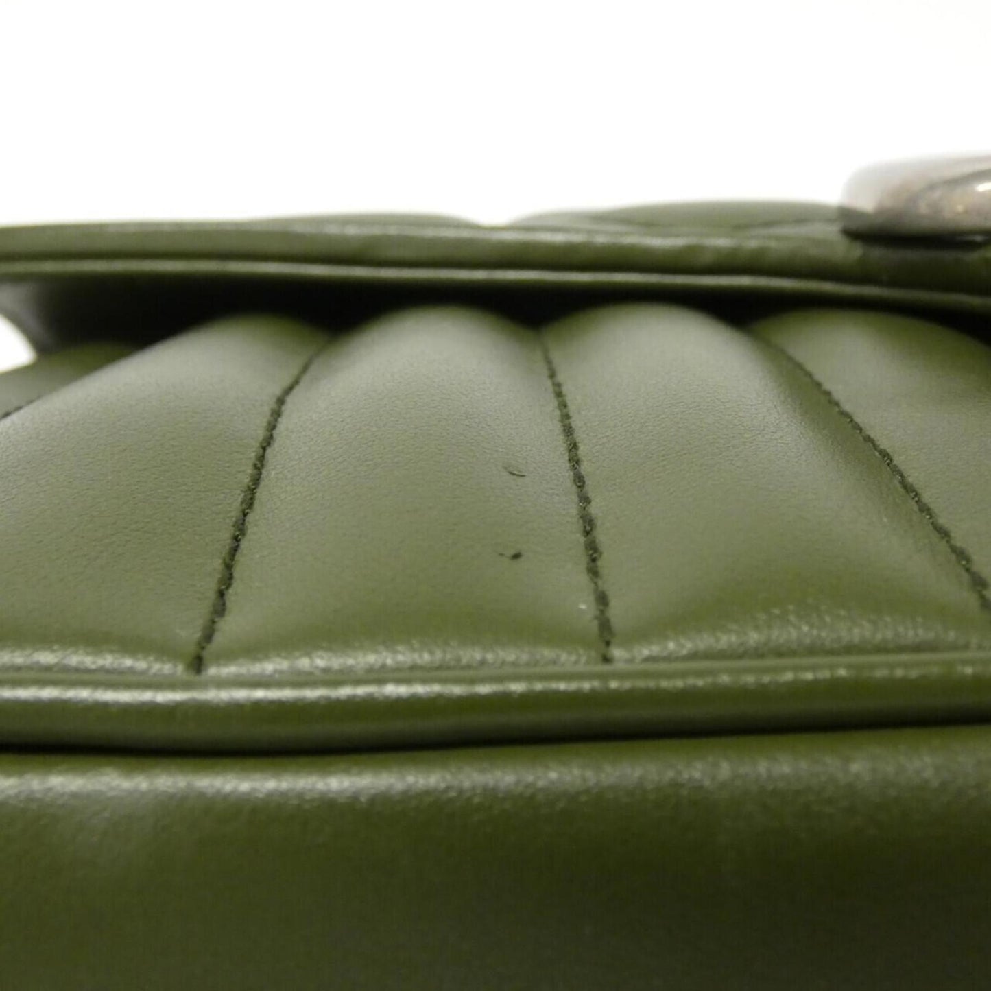 Gucci Green Leather Shoulder Bag