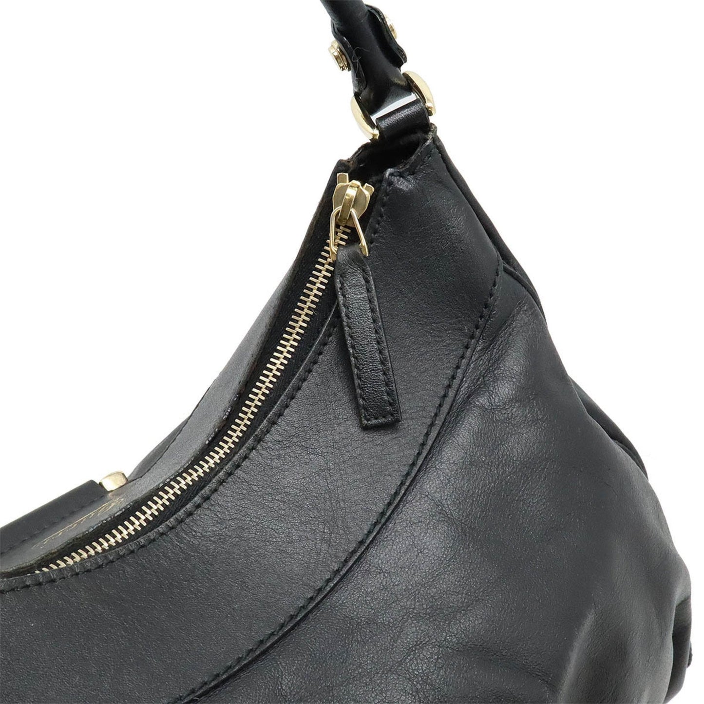 Gucci Abbey Black Leather Shoulder Bag