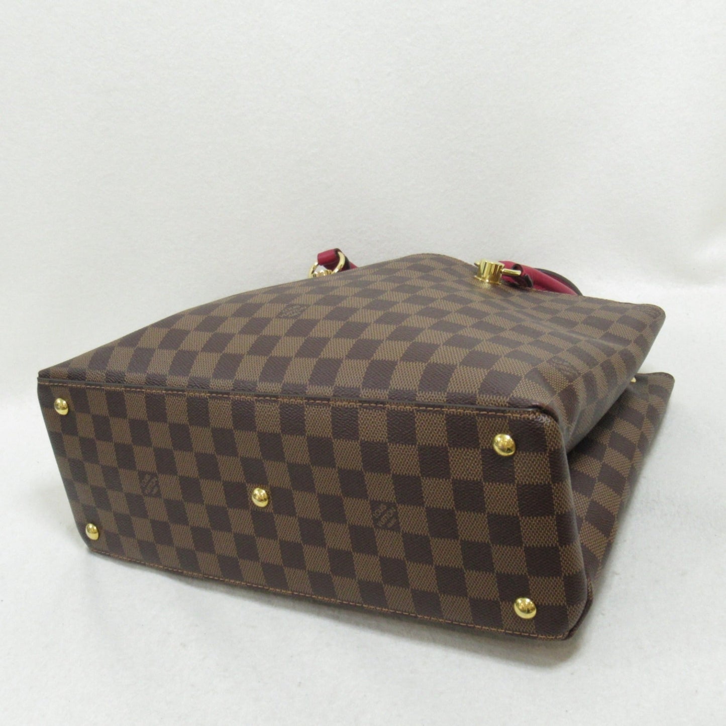 Louis Vuitton Damier Brown Damier Canvas Coated Canvas Leather Shoulder Bag