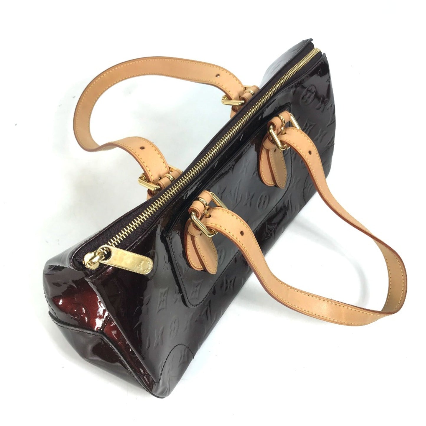 Louis Vuitton Red Leather Shoulder Bag
