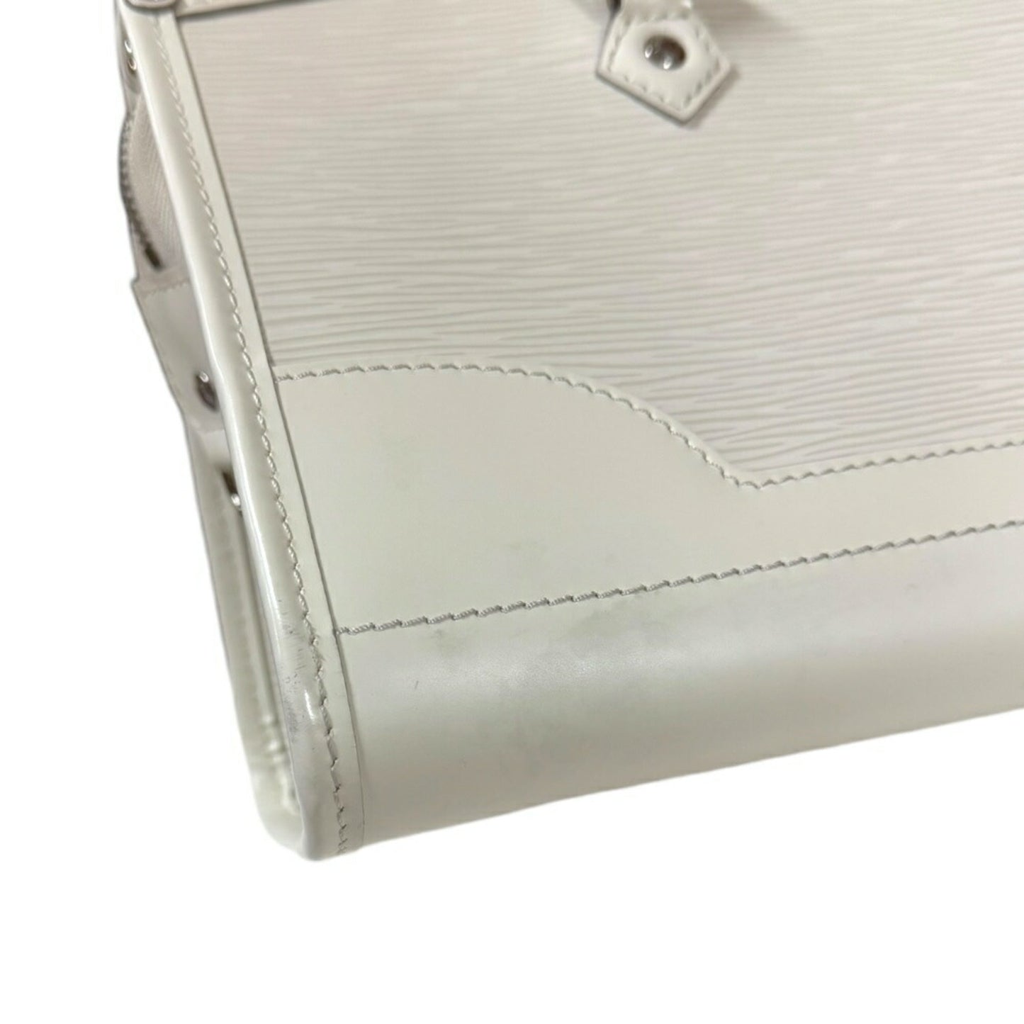 Louis Vuitton Epi Lv Off White White Epi Leather Shoulder Bag