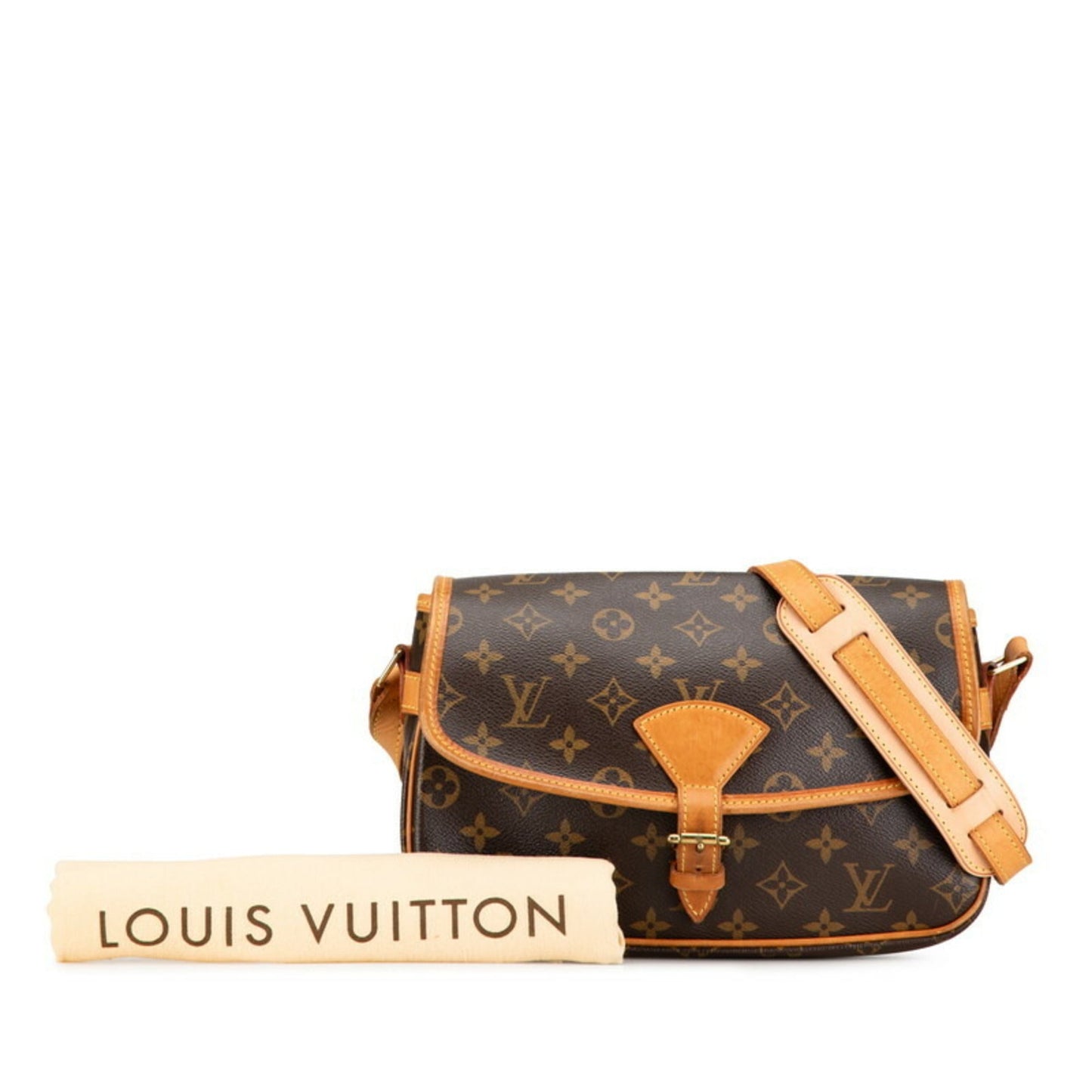 Louis Vuitton Brown Pvc Leather Shoulder Bag