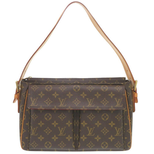 Louis Vuitton Brown Monogram Shoulder Bag ()