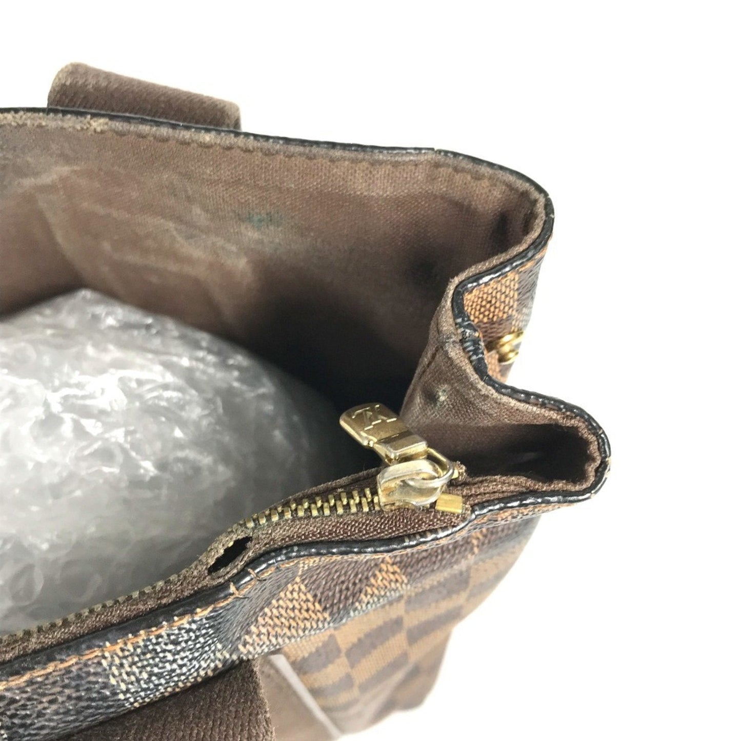 Louis Vuitton Brown Damier Canvas Ebene Damier Canvas Shoulder Bag Tote Bag
