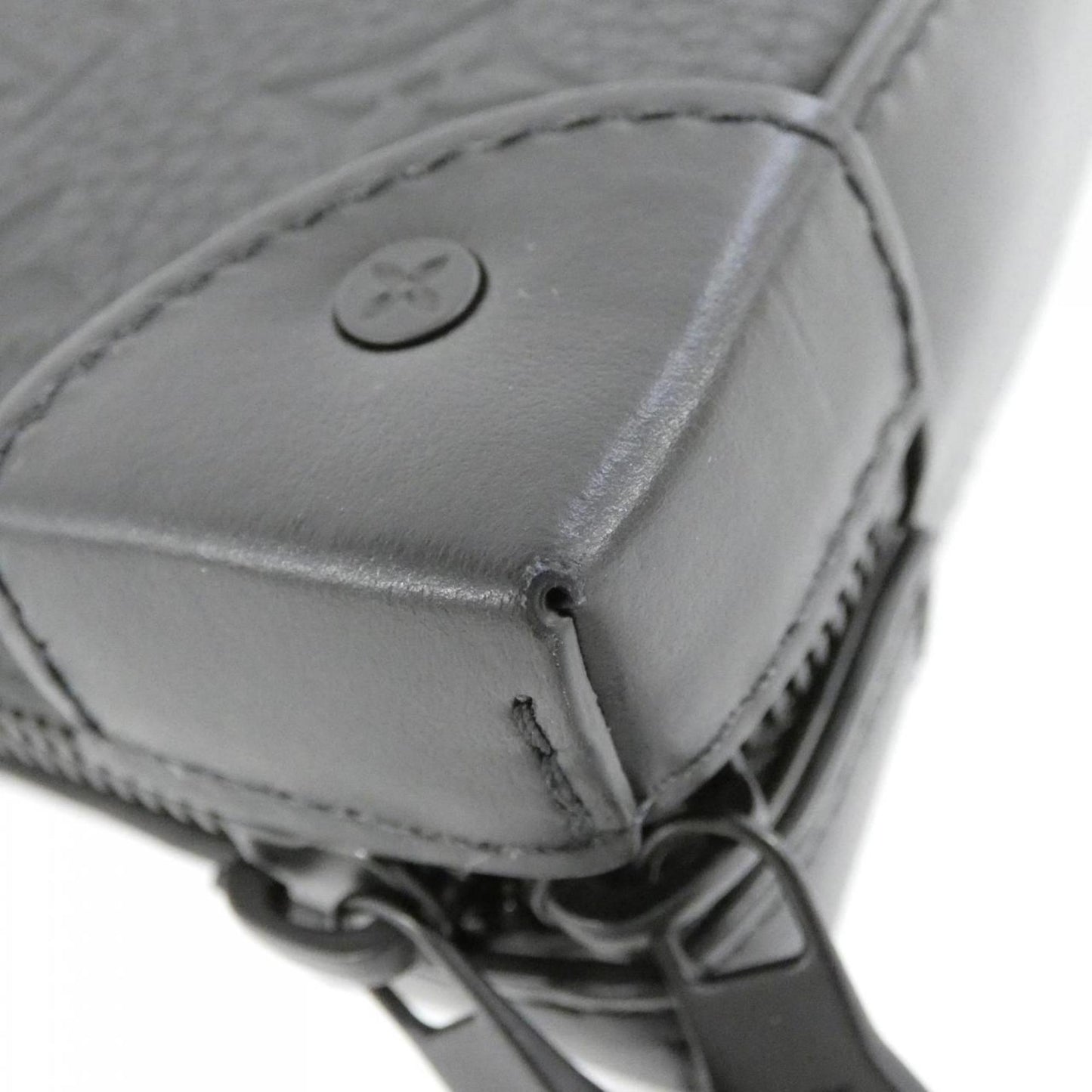 Louis Vuitton Taurillon Black Leather Shoulder Bag
