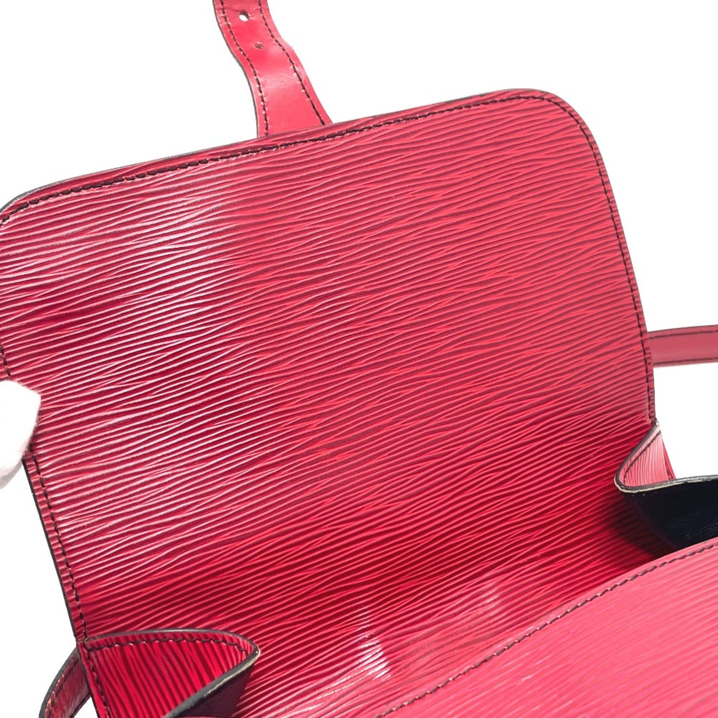Louis Vuitton Red Leather Shoulder Bag