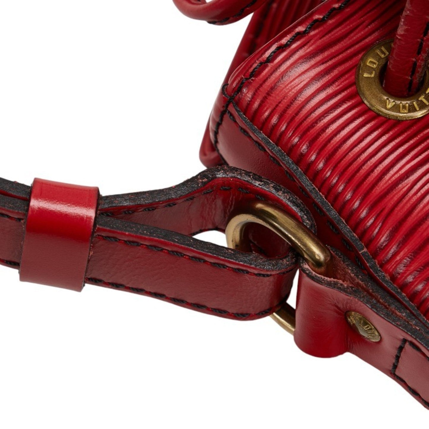 Louis Vuitton Castilian Red Leather Shoulder Bag