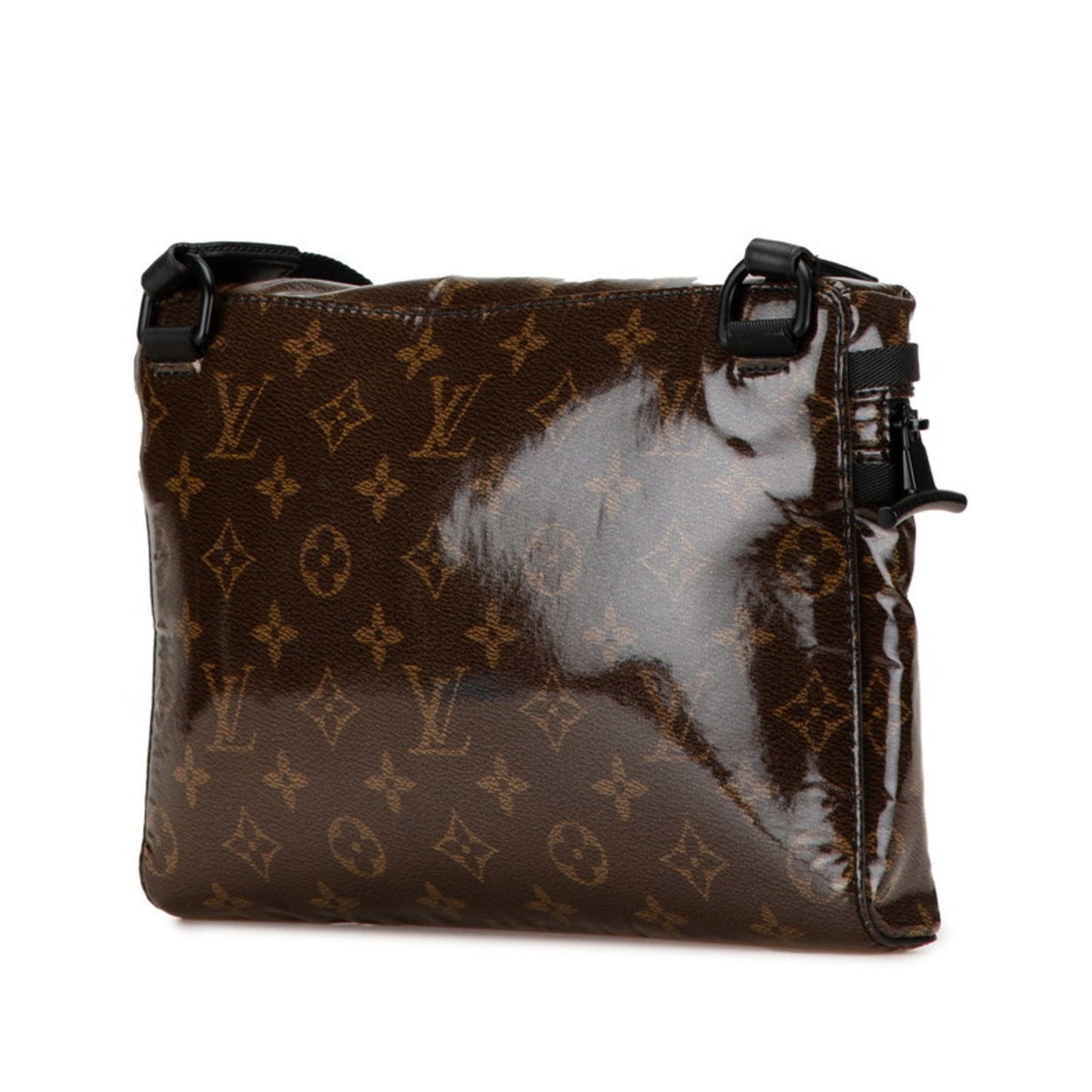 Louis Vuitton Brown Pvc Leather Shoulder Bag