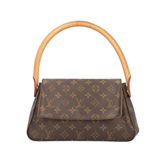 Louis Vuitton Brown Monogram Canvas Shoulder Bag ()