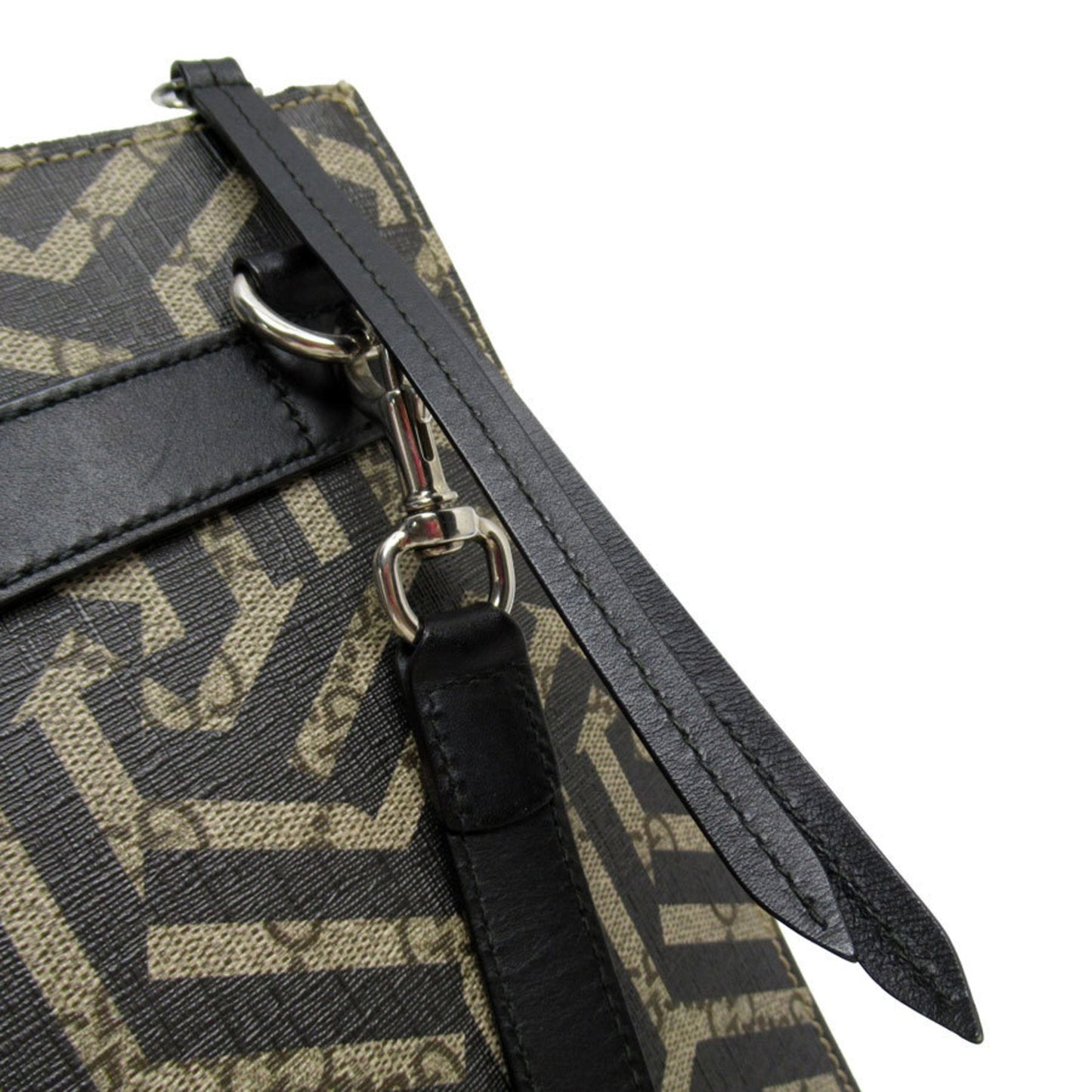 Gucci Beige Black Multi-Color Pvc Leather Clutch Bag Shoulder Bag