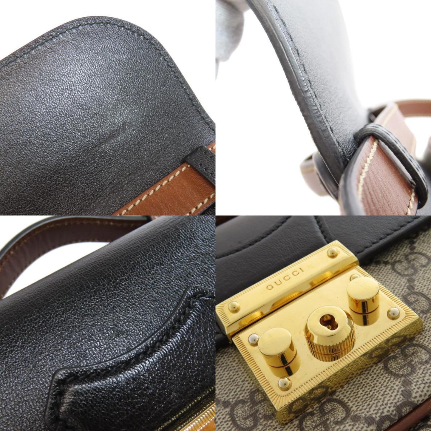 Gucci Brown Pvc Shoulder Bag
