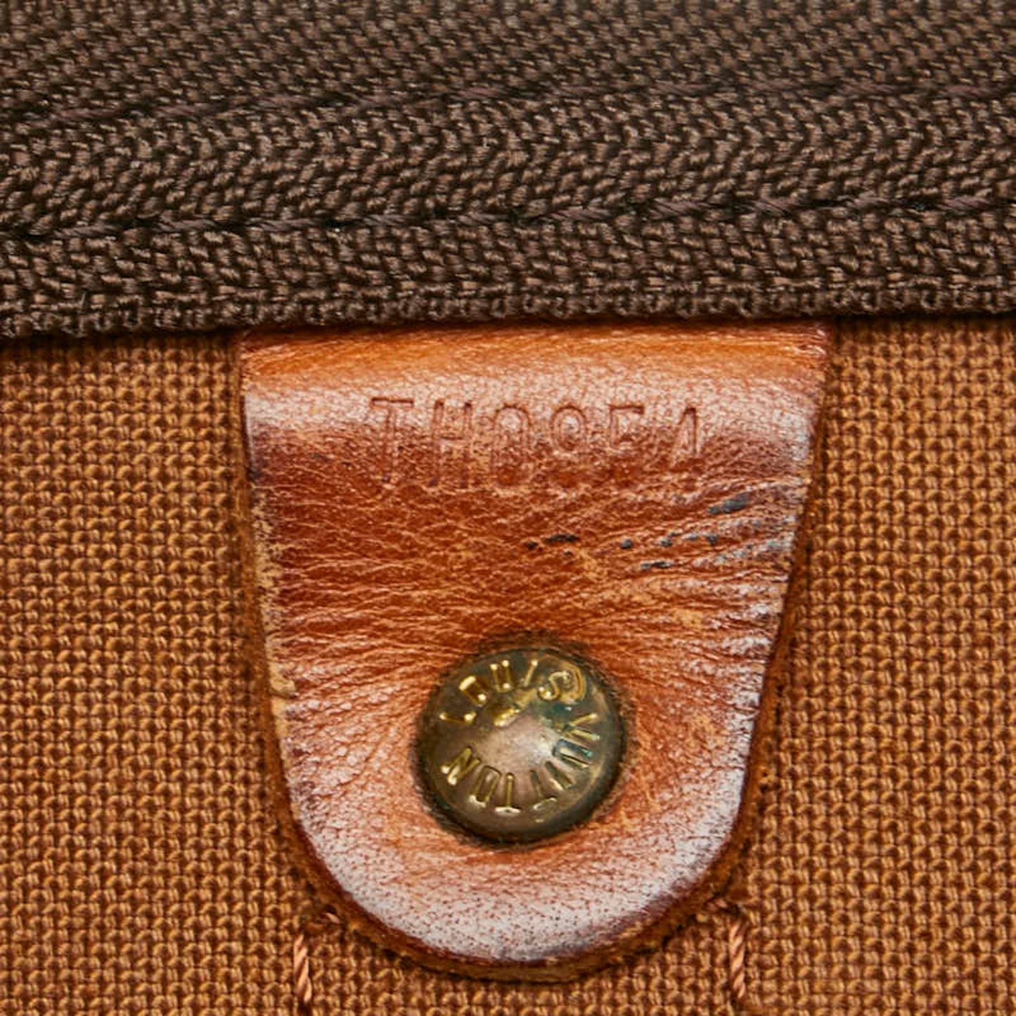 Louis Vuitton Brown Pvc Leather Boston Bag Shoulder Bag