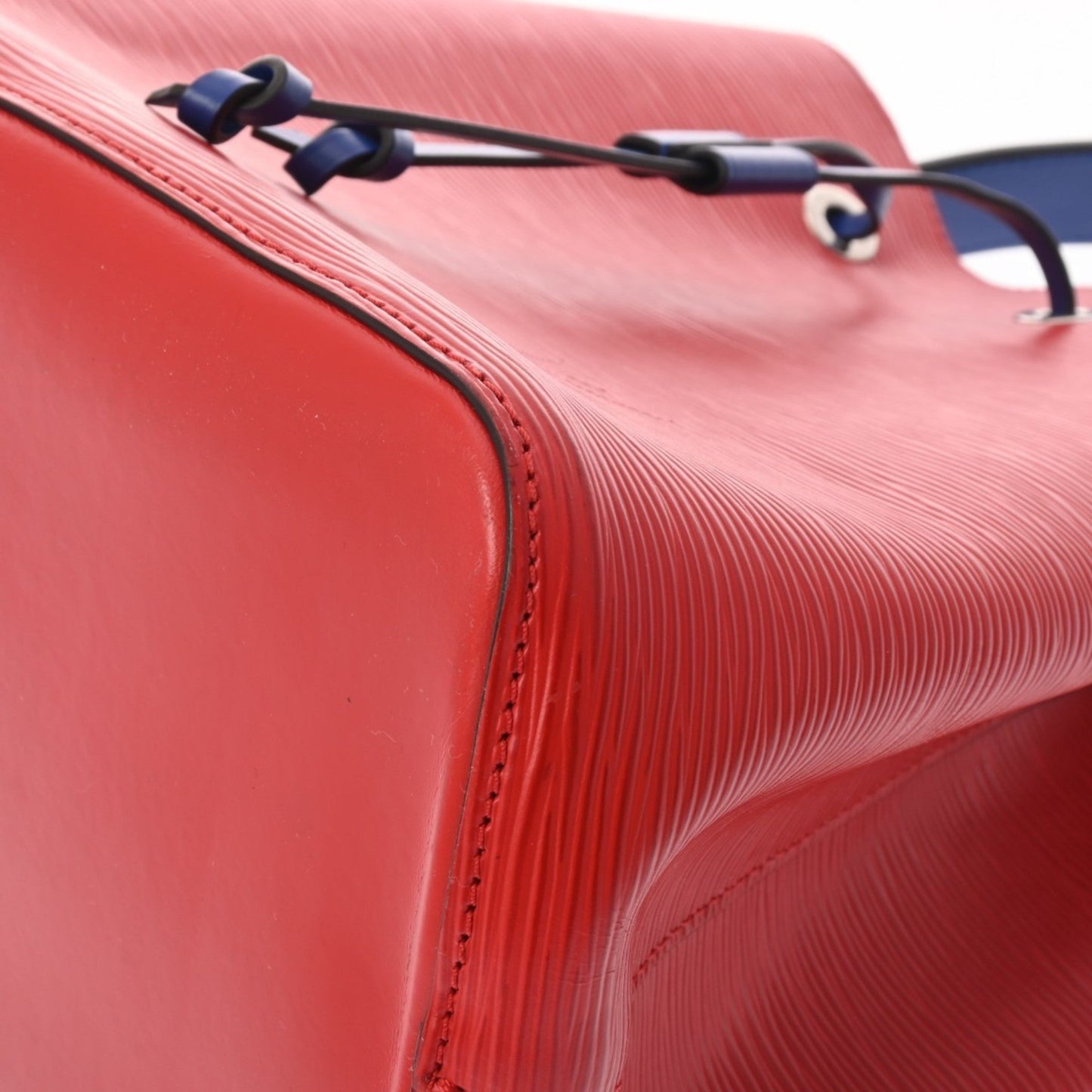 Louis Vuitton Blue Coquelicots Epi Leather Shoulder Bag