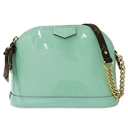 Louis Vuitton Green Monogram Vernis Shoulder Bag ()