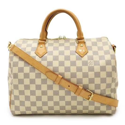 Louis Vuitton Ivory Damier Azur Handbag Shoulder Bag ()